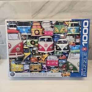 1000 Piece JIGSAW PUZZLE, VW FUNKY JAM  by Eurographics, 19" x 27" New